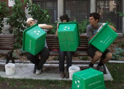 Construction des jardinières