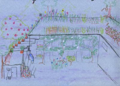 Draw your ideal rooftop garden 3